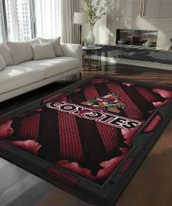 Arizona Coyotes Rug - Torn Mesh Red