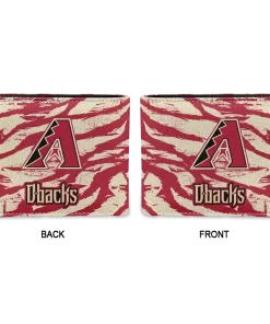 Alternative view of Arizona Diamondbacks Wallet - Abstract Stripes Red