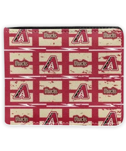 Arizona Diamondbacks Wallet - Block Pattern Crocs Black