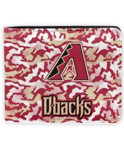 Arizona Diamondbacks Wallet - Camouflage Patches Red White