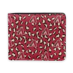 Arizona Diamondbacks Wallet - Leopard Texture Red