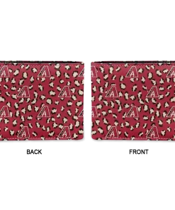Alternative view of Arizona Diamondbacks Wallet - Leopard Texture Red