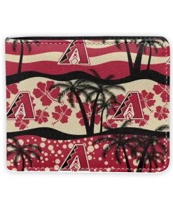 Arizona Diamondbacks Wallet - Palm Paradise Red Black