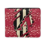 Arizona Diamondbacks Wallet - Torn Stripe Chaos Red Black