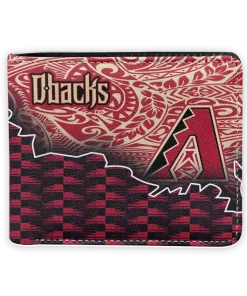 Arizona Diamondbacks Wallet - Tribal Fade Fusion Red Black
