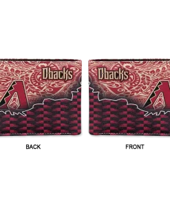 Alternative view of Arizona Diamondbacks Wallet - Tribal Fade Fusion Red Black