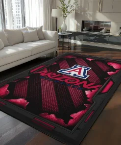 Arizona Wildcats Rug - Torn Mesh Red