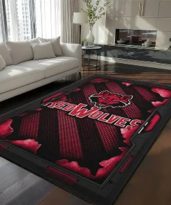 Arkansas State Red Wolves Rug - Torn Mesh Scarlet