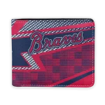 Atlanta Braves Wallet - Arrow Mesh Navy