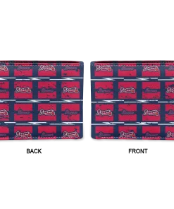 Alternative view of Atlanta Braves Wallet - Block Pattern Crocs Red