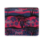 Atlanta Braves Wallet - Palm Paradise Red Black