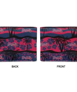 Alternative view of Atlanta Braves Wallet - Palm Paradise Red Black