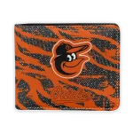 Baltimore Orioles Wallet - Abstract Stripes Orange