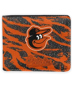 Baltimore Orioles Wallet - Abstract Stripes Orange