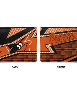 Alternative view of Baltimore Orioles Wallet - Arrow Mesh Orange