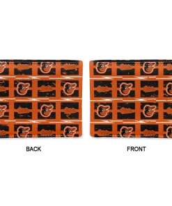 Alternative view of Baltimore Orioles Wallet - Block Pattern Crocs Orange Black