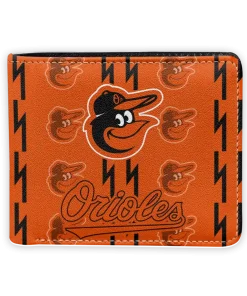 Baltimore Orioles Wallet - Bolt Rows Orange