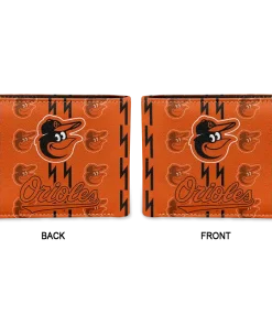 Alternative view of Baltimore Orioles Wallet - Bolt Rows Orange