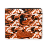 Baltimore Orioles Wallet - Camouflage Patches Orange White