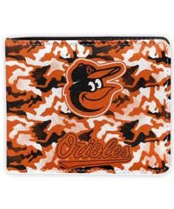 Baltimore Orioles Wallet - Camouflage Patches Orange White