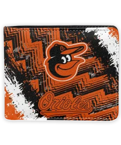 Baltimore Orioles Wallet - Customized Minimalist Logo Orange White
