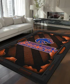 Boise State Broncos Rug - Torn Mesh Orange