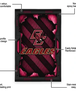 Alternative view of Boston College Eagles Rug - Torn Mesh Maroon