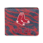Boston Red Sox Wallet - Abstract Stripes Red
