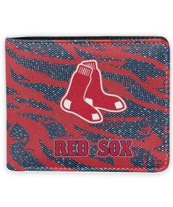 Boston Red Sox Wallet - Abstract Stripes Red