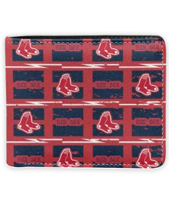 Boston Red Sox Wallet - Block Pattern Old Crocs Navy