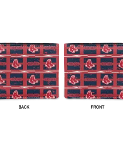 Alternative view of Boston Red Sox Wallet - Block Pattern Old Crocs Navy