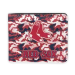 Boston Red Sox Wallet - Camouflage Patches Red White