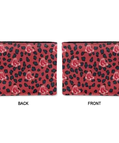Alternative view of Boston Red Sox Wallet - Leopard Texture Red