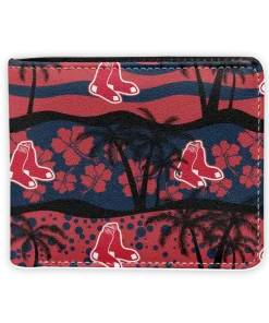 Boston Red Sox Wallet - Palm Paradise Red Black