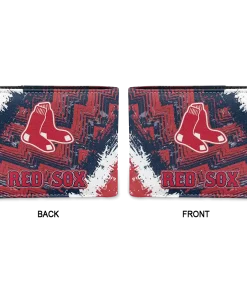 Alternative view of Boston Red Sox Wallet - Custom Engraved Name Red White
