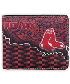 Boston Red Sox Wallet - Tribal Fade Fusion Red Black