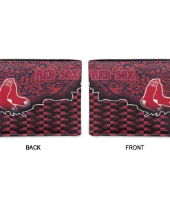 Alternative view of Boston Red Sox Wallet - Tribal Fade Fusion Red Black