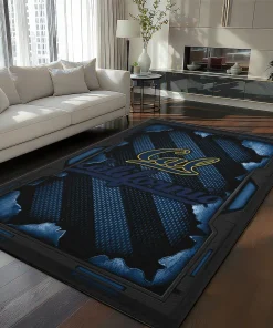 California Golden Bears Rug - Torn Mesh Blue