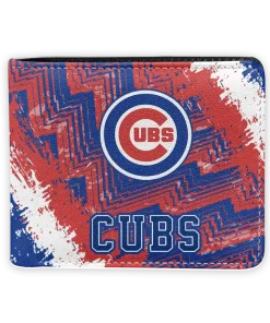Chicago Cubs Wallet - Personalized Sports Icon Blue Red