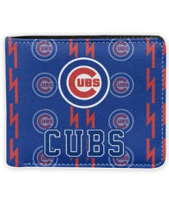Chicago Cubs Wallet - Bolt Rows Blue