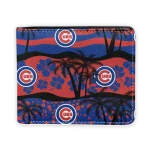 Chicago Cubs Wallet - Palm Paradise Blue Red