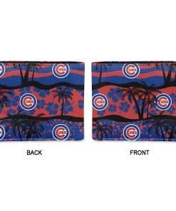 Alternative view of Chicago Cubs Wallet - Palm Paradise Blue Red