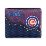 Chicago Cubs Wallet - Tribal Fade Fusion Blue Red