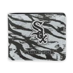 Chicago White Sox Wallet - Abstract Stripes Black