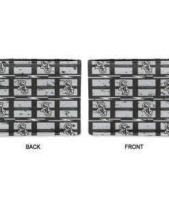 Alternative view of Chicago White Sox Wallet - Block Pattern Crocs Grey
