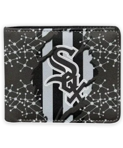 Chicago White Sox Wallet - Torn Stripe Chaos Black