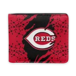 Cincinnati Reds Wallet - Torn Stripe Chaos Red Black