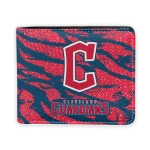 Cleveland Guardians Wallet - Abstract Stripes Navy Blue