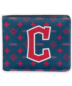 Cleveland Guardians Wallet - Iconic Monogram Bloom Navy Blue