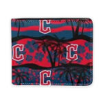 Cleveland Guardians Wallet - Palm Paradise Navy Blue Red